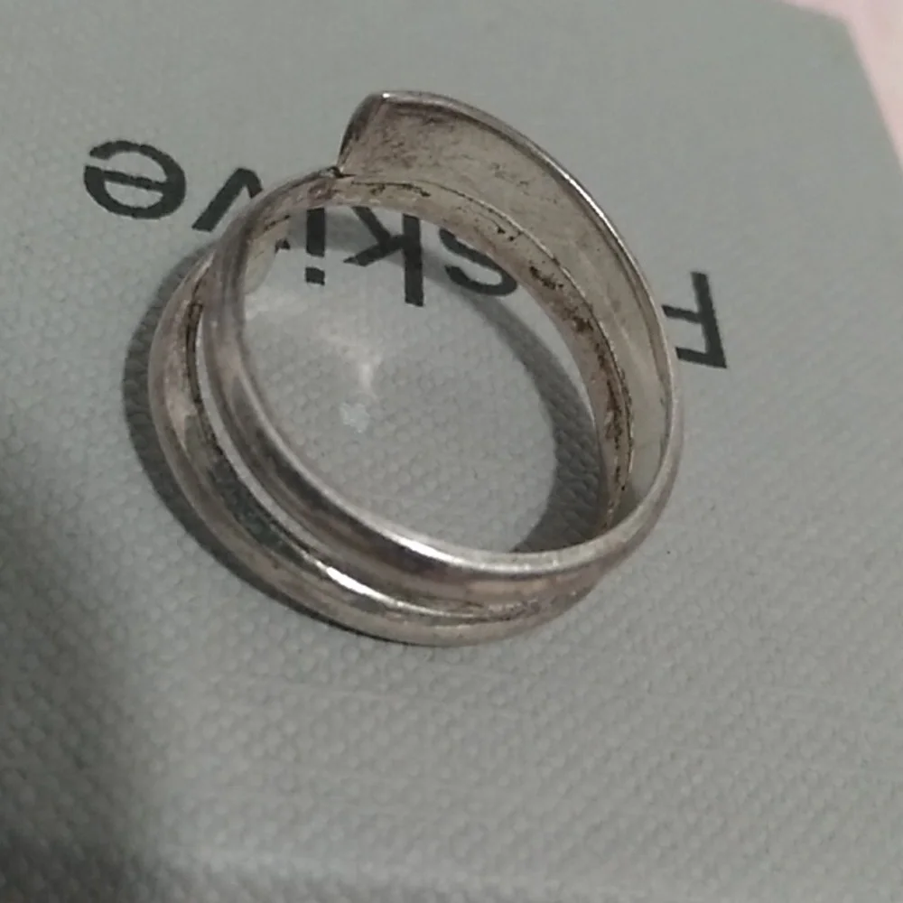 SALE! Swirl 925 Sterling Silver Ring Sz.7